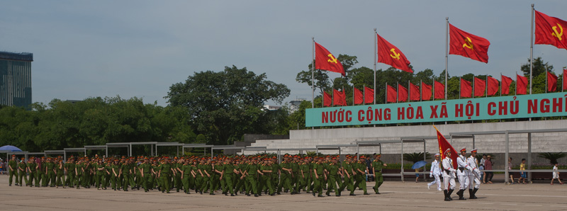 Parade in Hanoi